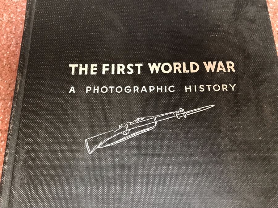 JUST ADDED - Vintage 1933 Hardcover Book The First World War A Photographic History By Laurence Stallings [Photo 2]