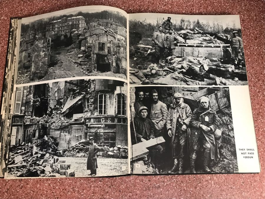 JUST ADDED - Vintage 1933 Hardcover Book The First World War A Photographic History By Laurence Stallings [Photo 22]