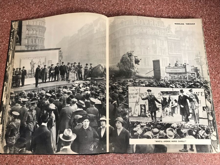 JUST ADDED - Vintage 1933 Hardcover Book The First World War A Photographic History By Laurence Stallings [Photo 21]