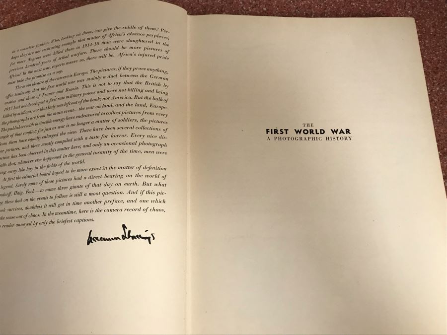 JUST ADDED - Vintage 1933 Hardcover Book The First World War A Photographic History By Laurence Stallings [Photo 13]
