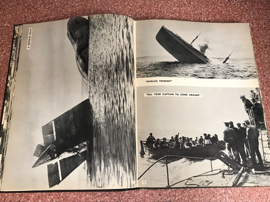 JUST ADDED - Vintage 1933 Hardcover Book The First World War A Photographic History By Laurence Stallings [Photo 20]
