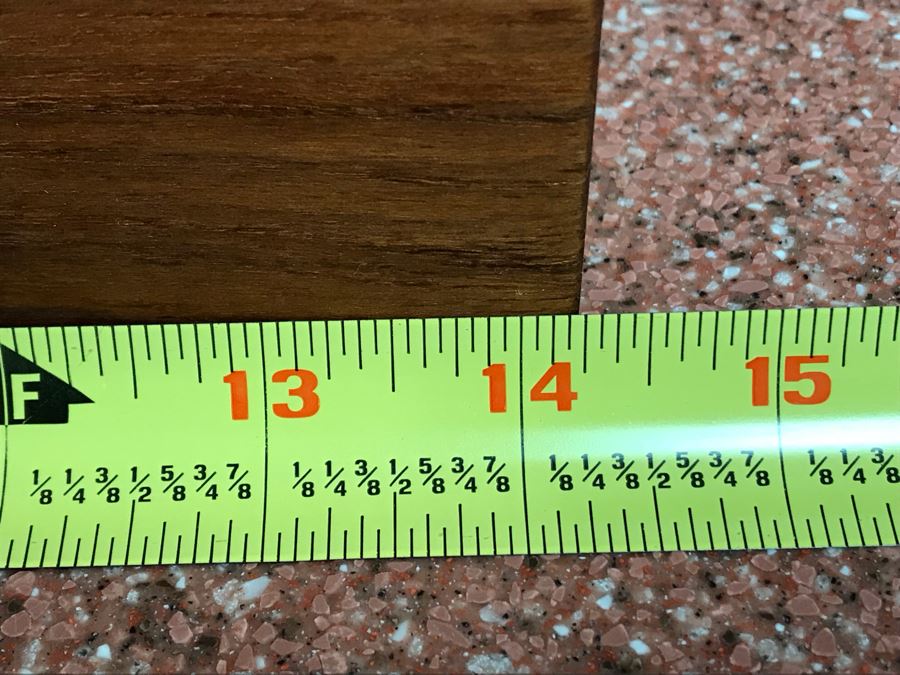 JUST ADDED - Vintage Kalmar Designs Danish Modern Teak Wood Accordion Cover Box 5W X 14H X 4D [Photo 8]