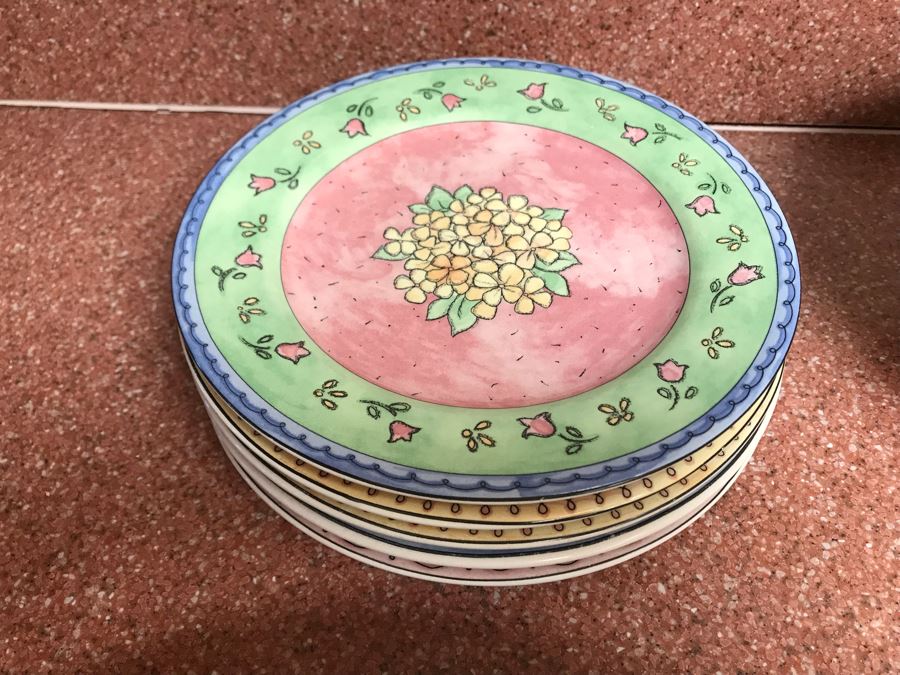 JUST ADDED - Set Of Various Sue Zipkin Sango Plates And Bowls [Photo 6]