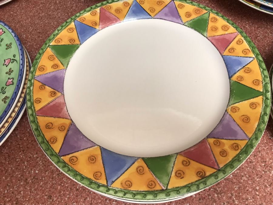 JUST ADDED - Set Of Various Sue Zipkin Sango Plates And Bowls [Photo 2]