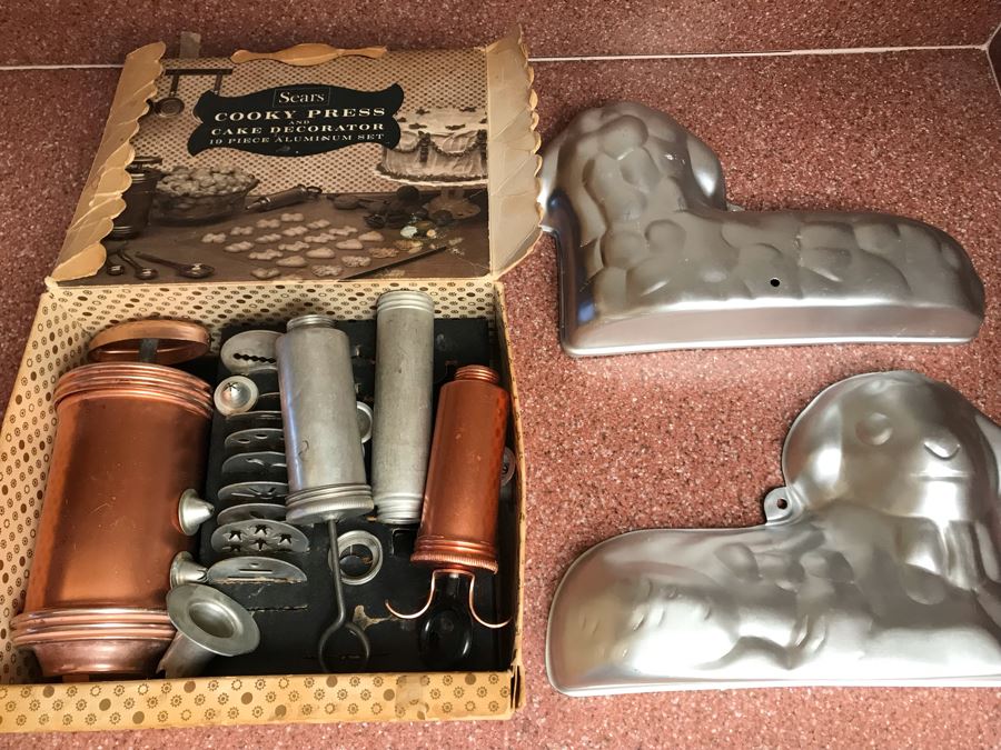JUST ADDED - Sears Cooky Press And Cake Decorator And Cake Mold