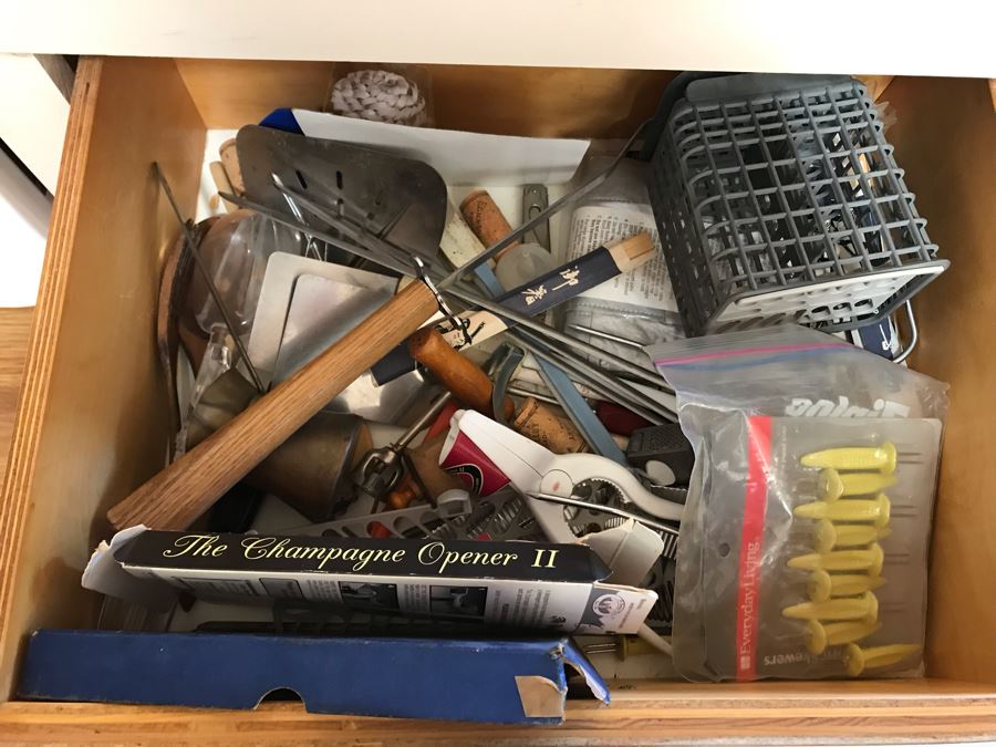 JUST ADDED - Drawer Filled With Various Kitchen Utensils [Photo 6]