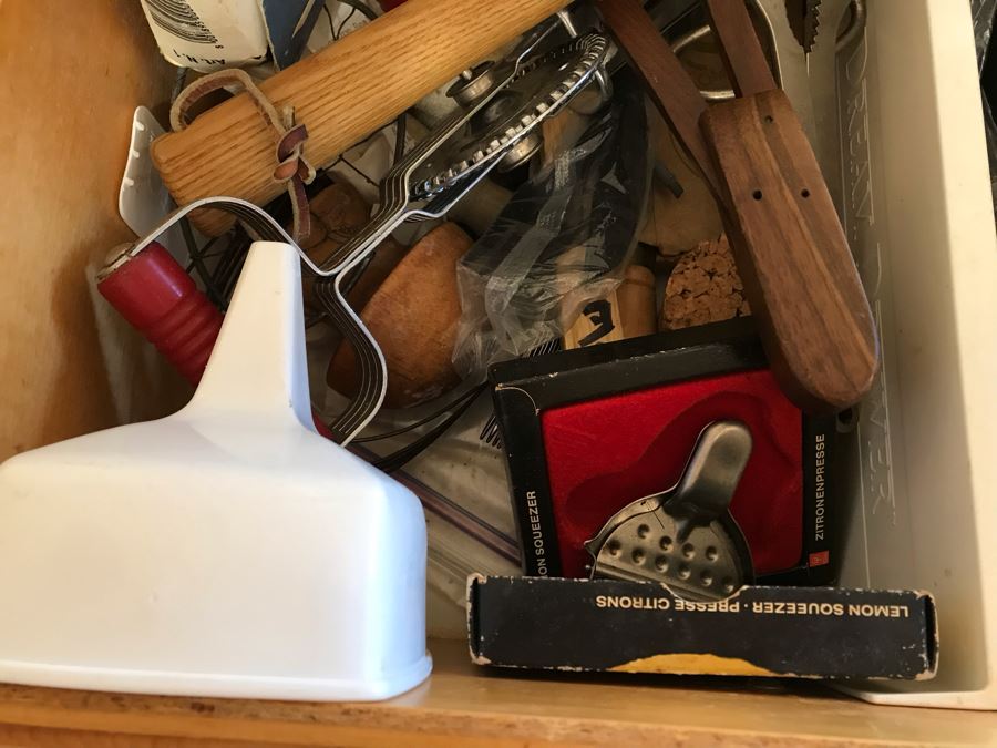 JUST ADDED - Drawer Filled With Various Kitchen Utensils [Photo 2]