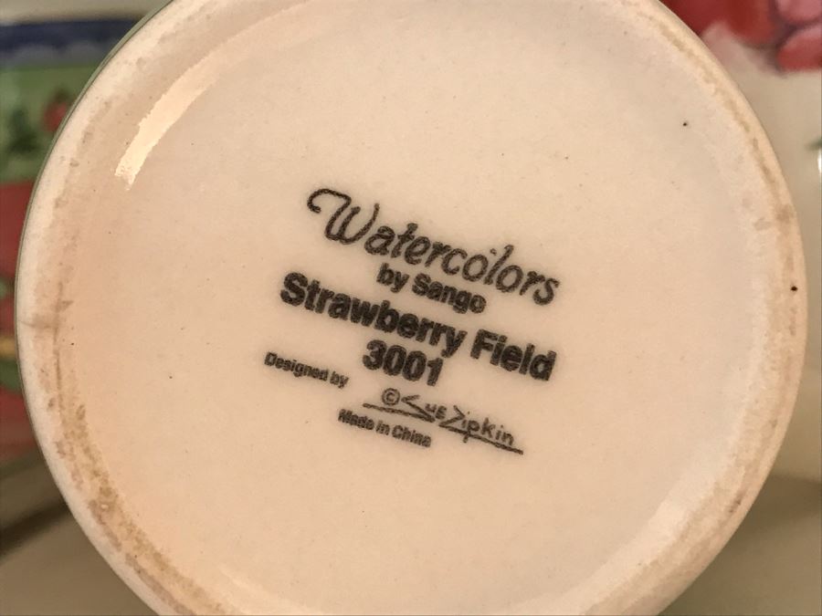 JUST ADDED - Cabinet Filled With Various Coffee Cups Including Fisher Scientific Cups, Culinary Essentials Italian Bowls, Cups And Plates - See Photos [Photo 6]