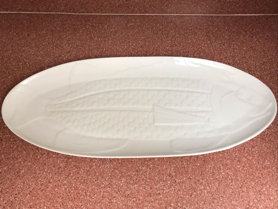JUST ADDED - DANSK Fish Serving Platter Plate 24W X 10D [Photo 3]