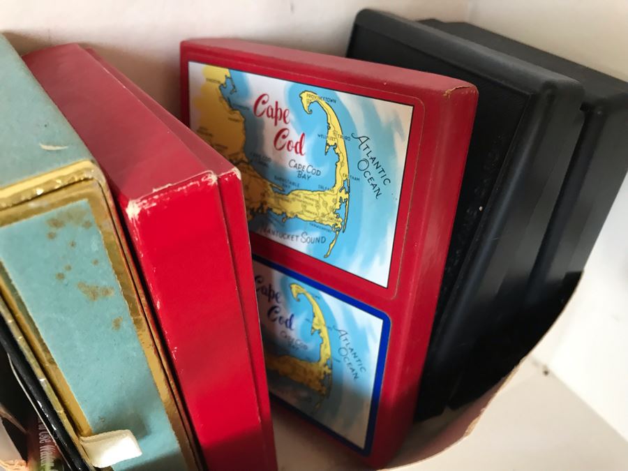 JUST ADDED - Playing Cards Game Lot With Italian Leather Card Case - See Photos [Photo 11]