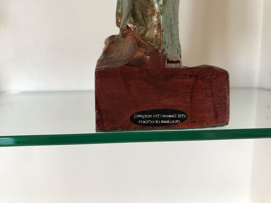 JUST ADDED - Carved Wooden Religious Patrick Sculpture From Ireland [Photo 6]
