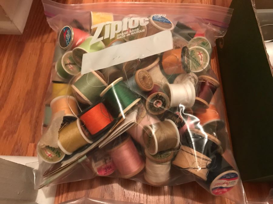JUST ADDED - Large Collection Of Various Sewing Supplies Including Sewing Machine Parts, Sewing Thread, Needles, Etc - See Photos [Photo 10]
