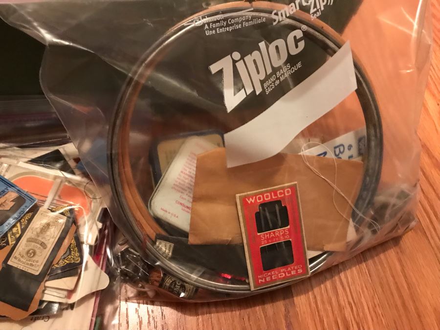JUST ADDED - Large Collection Of Various Sewing Supplies Including Sewing Machine Parts, Sewing Thread, Needles, Etc - See Photos [Photo 12]