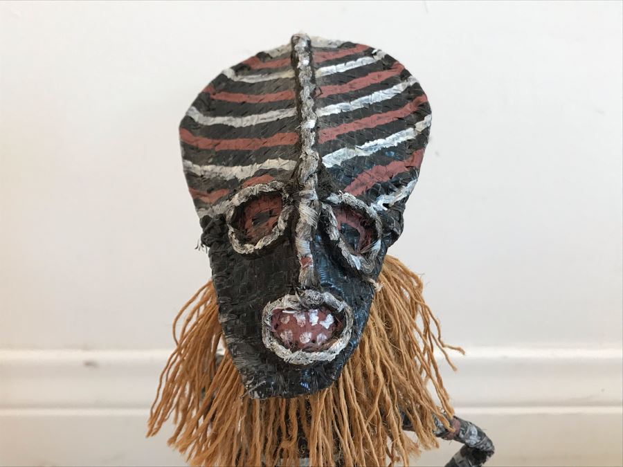 JUST ADDED - Ethnic Paper Mache Sculpture 10H [Photo 2]