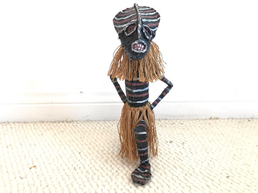 JUST ADDED - Ethnic Paper Mache Sculpture 10H [Photo 1]