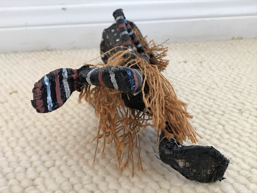 JUST ADDED - Ethnic Paper Mache Sculpture 10H [Photo 6]