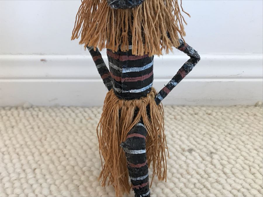 JUST ADDED - Ethnic Paper Mache Sculpture 10H [Photo 3]