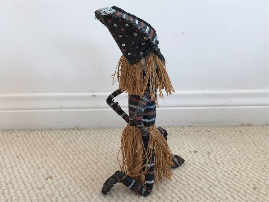 JUST ADDED - Ethnic Paper Mache Sculpture 10H [Photo 5]