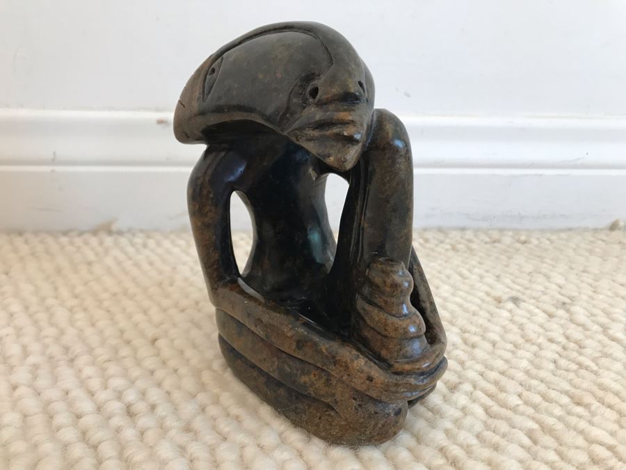 JUST ADDED - Hand Carved Stone Sculpture 4W X 2.5D X 5.5H [Photo 2]