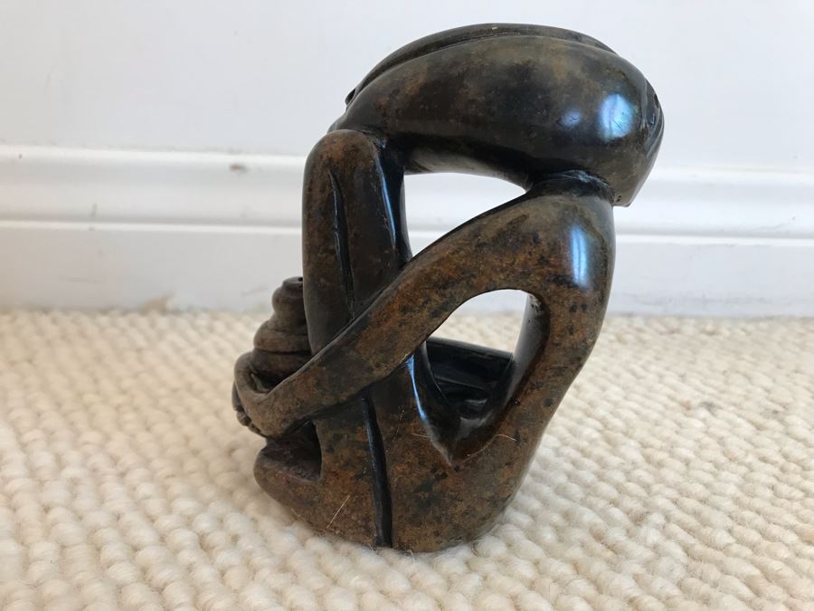 JUST ADDED - Hand Carved Stone Sculpture 4W X 2.5D X 5.5H [Photo 3]