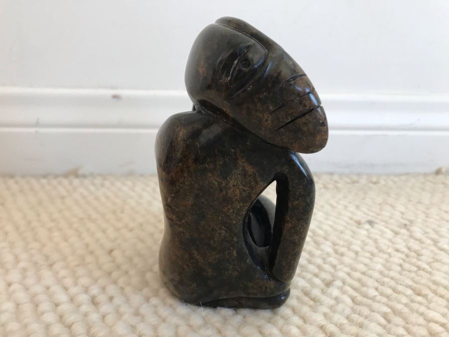 JUST ADDED - Hand Carved Stone Sculpture 4W X 2.5D X 5.5H [Photo 4]