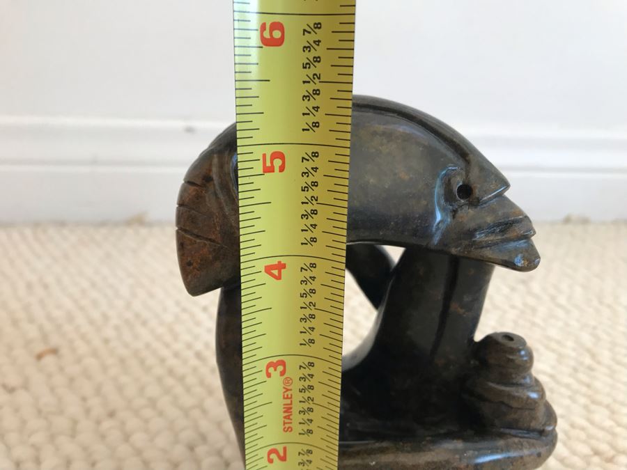 JUST ADDED - Hand Carved Stone Sculpture 4W X 2.5D X 5.5H [Photo 7]