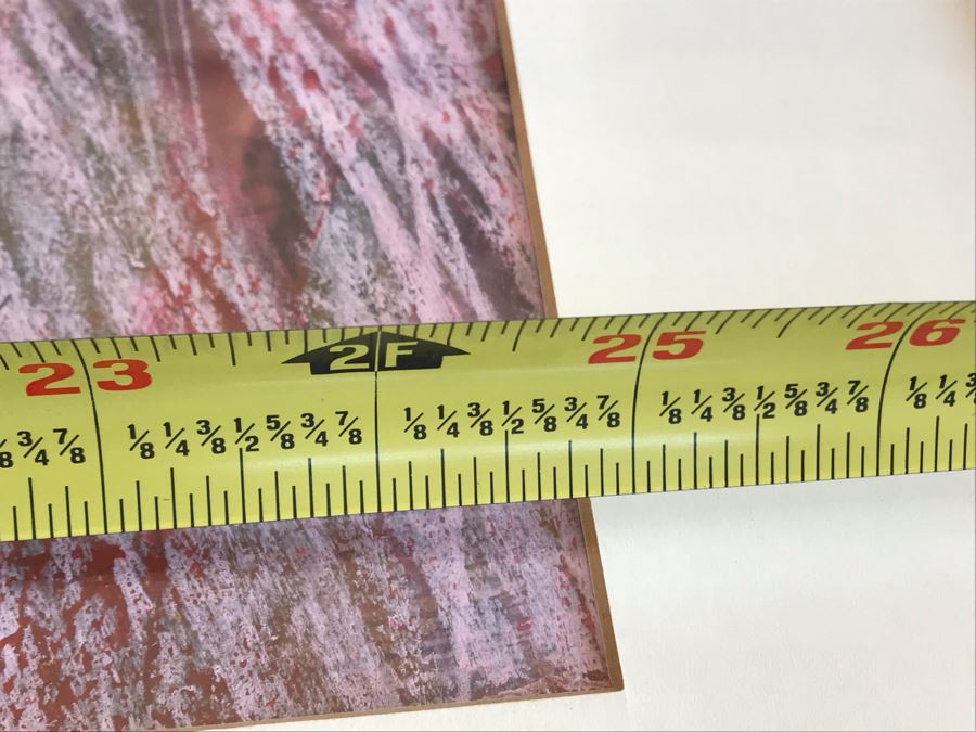 JUST ADDED - Original Modernist Painting By Carolyn Coyle Titled 'Lilac' 25 X 18 [Photo 10]