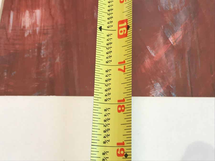 JUST ADDED - Original Modernist Painting By Carolyn Coyle Titled 'Lilac' 25 X 18 [Photo 11]