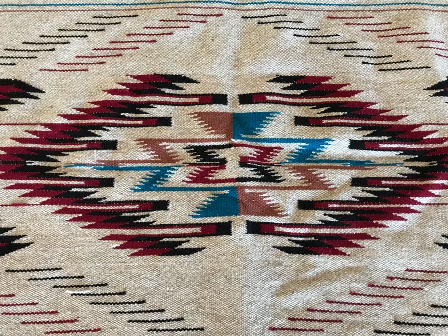 JUST ADDED - Southwest Geometric Native American Blanket 85 X 50 [Photo 4]
