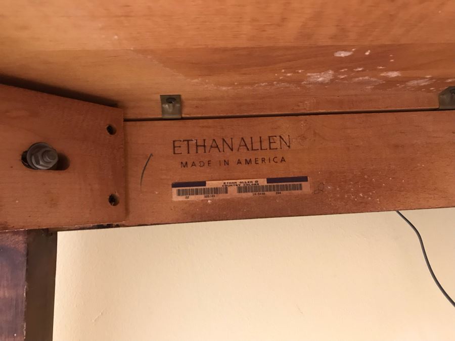 JUST ADDED - Ethan Allen Country Colors Side Table 24W X 24D X 30H [Photo 4]