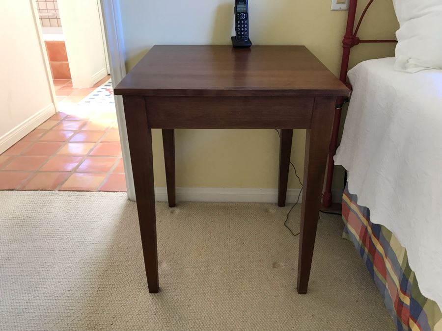 JUST ADDED - Ethan Allen Country Colors Side Table 24W X 24D X 30H [Photo 2]