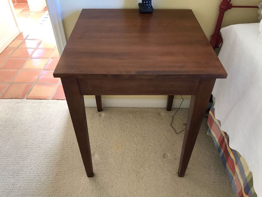 JUST ADDED - Ethan Allen Country Colors Side Table 24W X 24D X 30H [Photo 3]