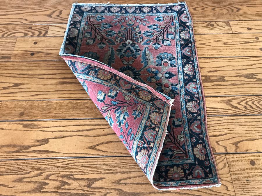 JUST ADDED - Small Antique Persian Rug 22 X 31 [Photo 7]