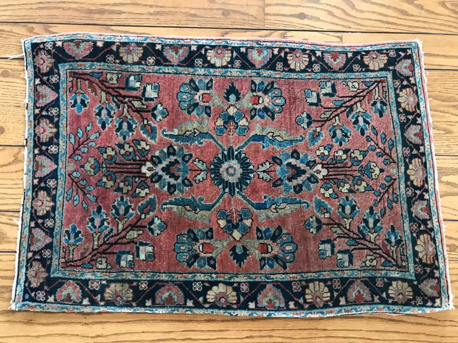 JUST ADDED - Small Antique Persian Rug 22 X 31 [Photo 2]