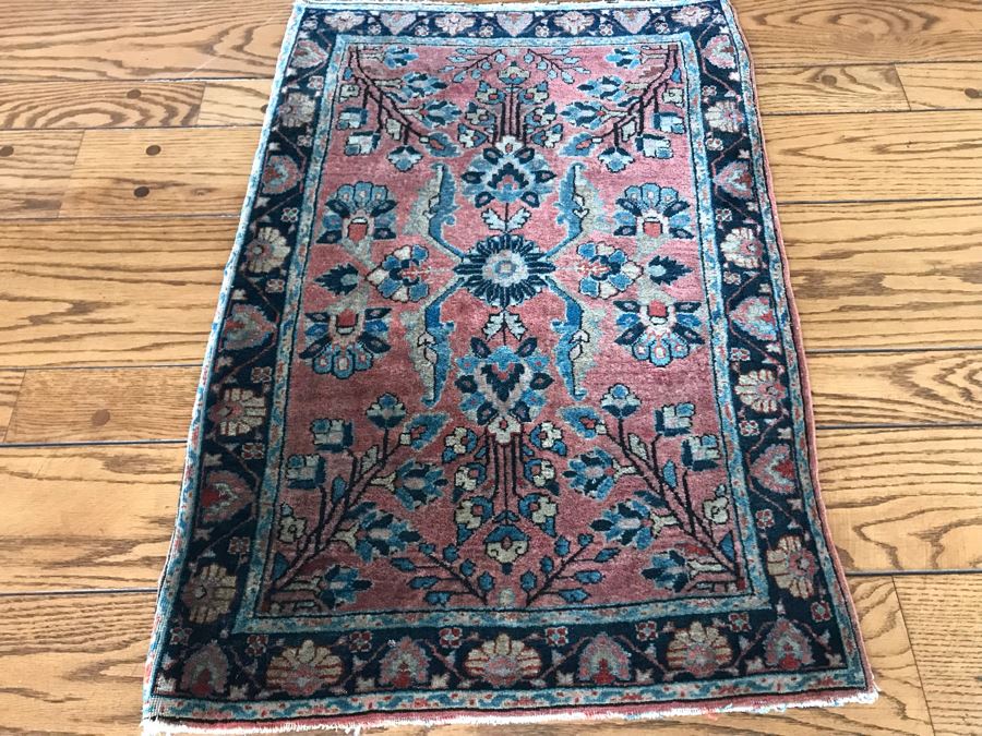 JUST ADDED - Small Antique Persian Rug 22 X 31 [Photo 3]