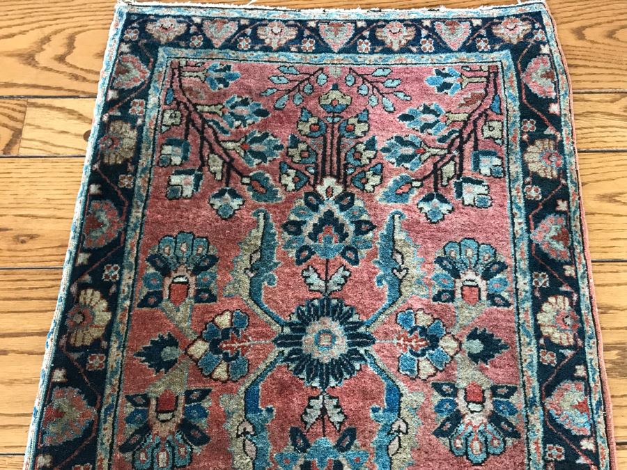 JUST ADDED - Small Antique Persian Rug 22 X 31 [Photo 6]