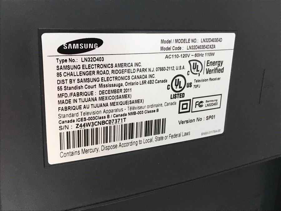 JUST ADDED Samsung 32