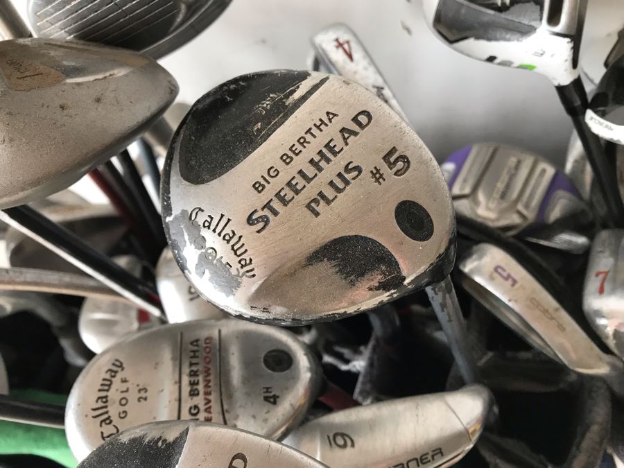 JUST ADDED - Golf Clubs, Golfing Bags, Golfing Accessories Lot Including Callaway, Taylor Made, Ben Hogan - See Photos [Photo 10]