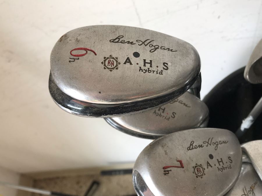 JUST ADDED - Golf Clubs, Golfing Bags, Golfing Accessories Lot Including Callaway, Taylor Made, Ben Hogan - See Photos [Photo 13]