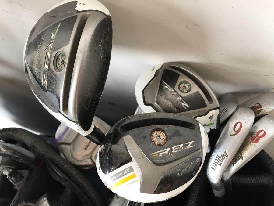 JUST ADDED - Golf Clubs, Golfing Bags, Golfing Accessories Lot Including Callaway, Taylor Made, Ben Hogan - See Photos [Photo 8]