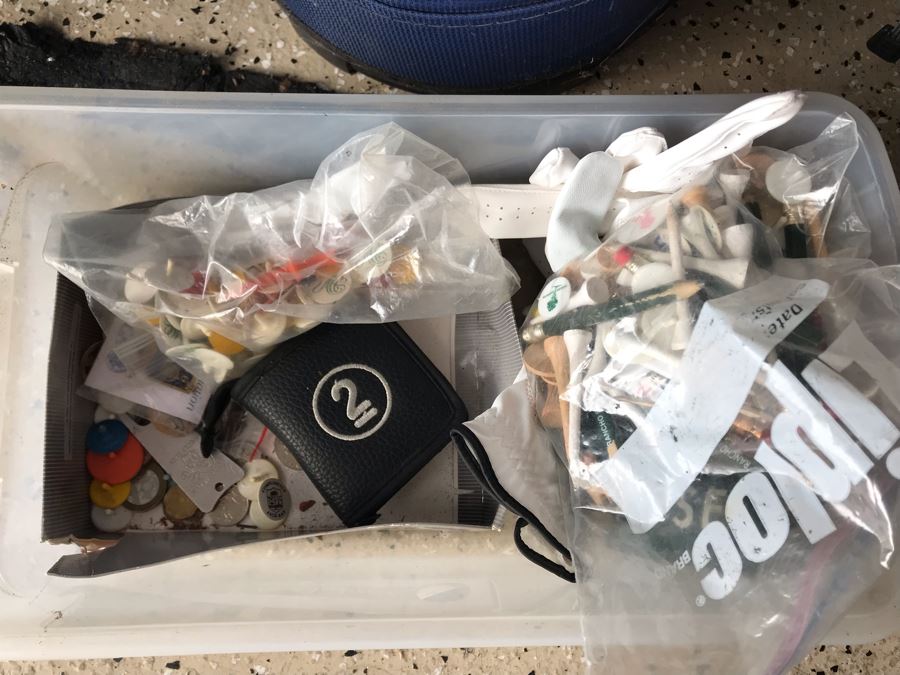 JUST ADDED - Golf Clubs, Golfing Bags, Golfing Accessories Lot Including Callaway, Taylor Made, Ben Hogan - See Photos [Photo 17]