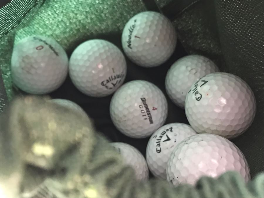 JUST ADDED - Golf Clubs, Golfing Bags, Golfing Accessories Lot Including Callaway, Taylor Made, Ben Hogan - See Photos [Photo 24]