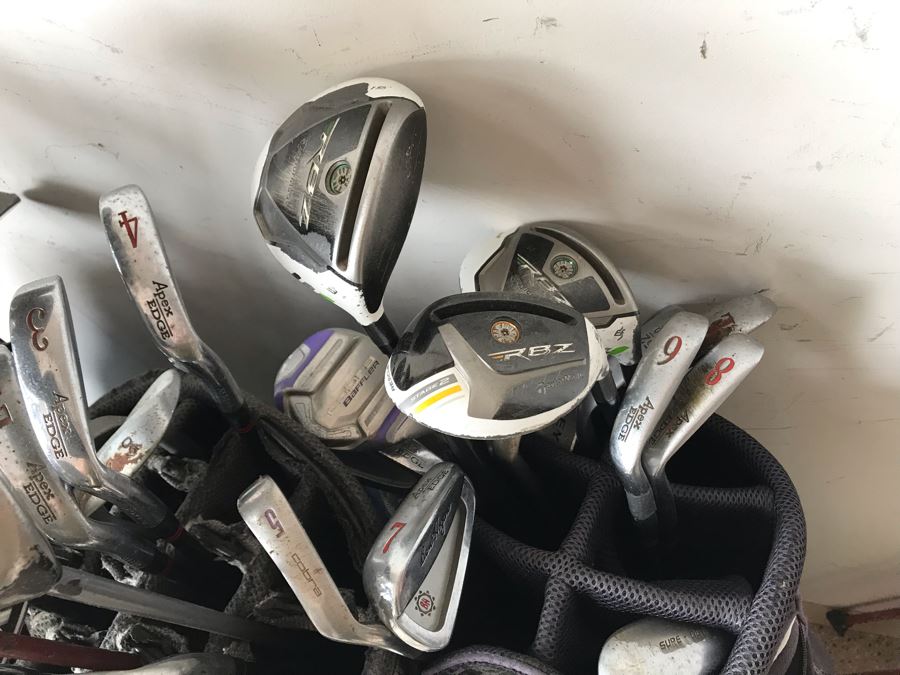 JUST ADDED - Golf Clubs, Golfing Bags, Golfing Accessories Lot Including Callaway, Taylor Made, Ben Hogan - See Photos [Photo 7]