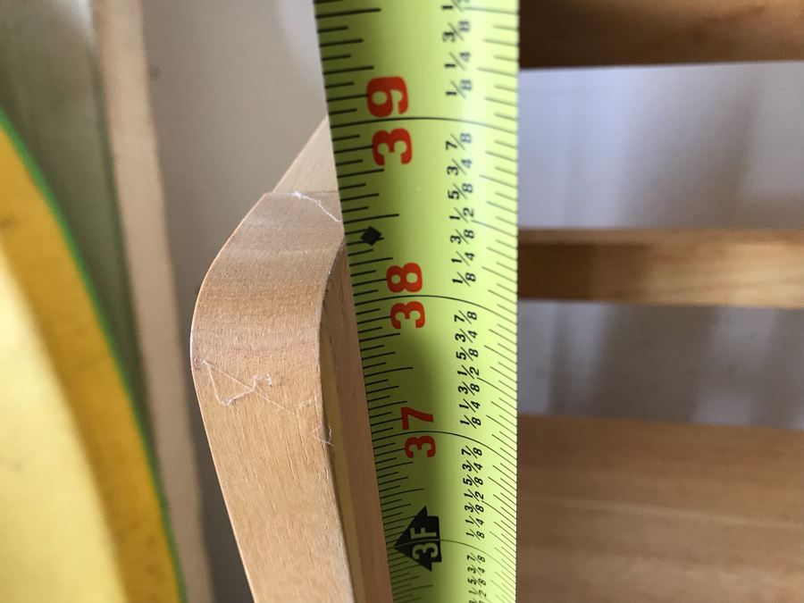 JUST ADDED - Wooden Folding Bookcase Bookshelf 30W X 12D X 38H [Photo 5]