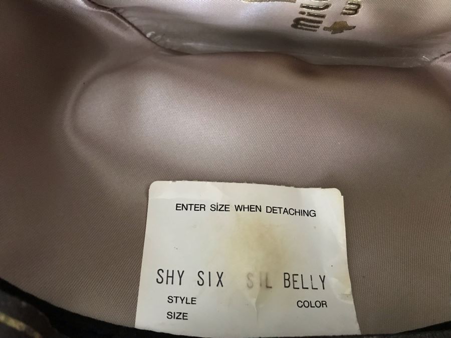 JUST ADDED - Miller Bros Westerns Cowboy Hat Size 7 1/8 Beaver [Photo 9]