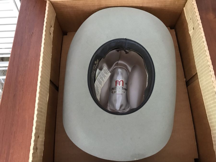 JUST ADDED - Miller Bros Westerns Cowboy Hat Size 7 1/8 Beaver [Photo 2]