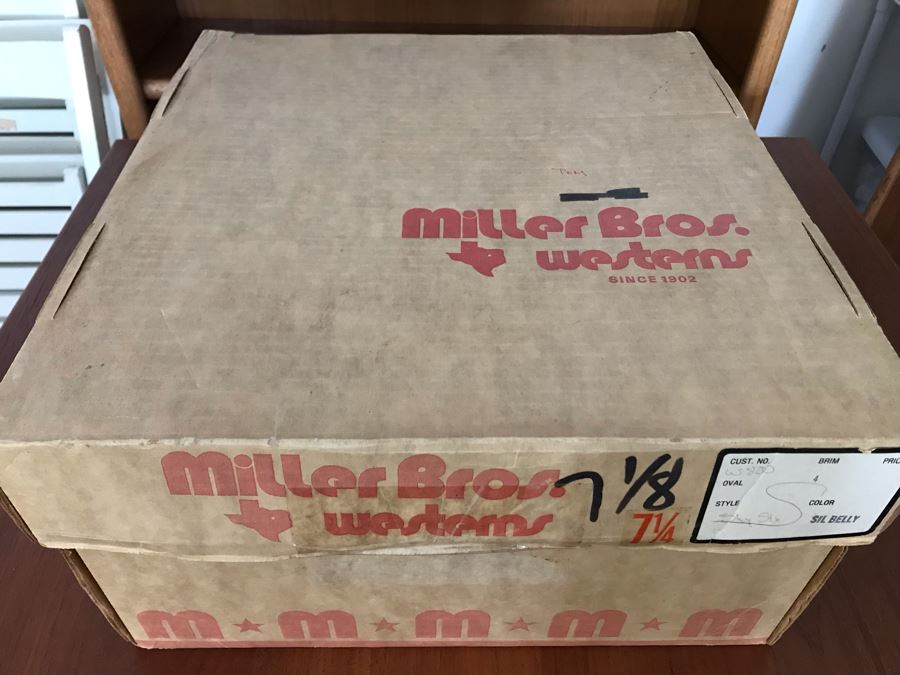 JUST ADDED - Miller Bros Westerns Cowboy Hat Size 7 1/8 Beaver [Photo 3]