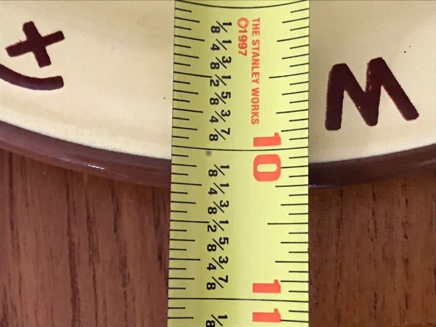 JUST ADDED - Set Of (4) Metal Enamel Chuck Wagon Plates By Monterrey Western Ware 10R [Photo 7]