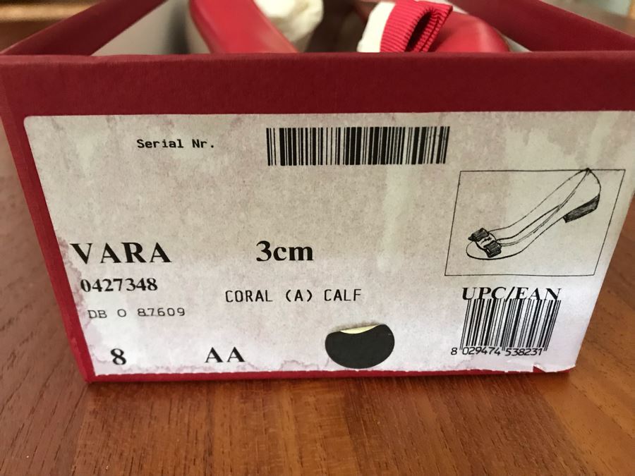 JUST ADDED - Salvatore Ferragamo Coral Heels Shoes Size 8 [Photo 5]