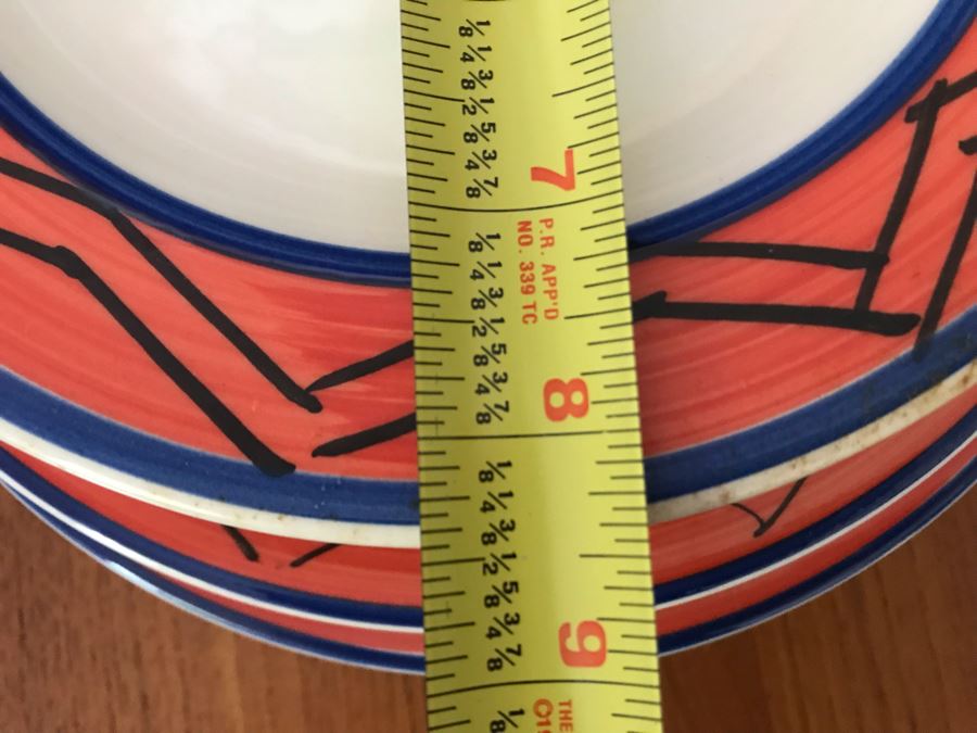 JUST ADDED - Italian (4) Dinner Plates, (4) Salad Plates And (4) Coffee Cups [Photo 6]